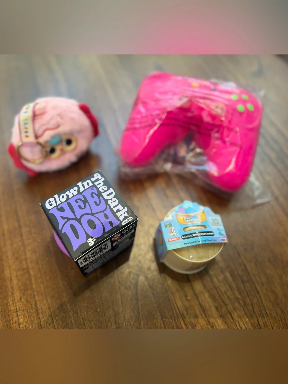 Kids Pink Game Controller Toy - Plush & Surprise Pack